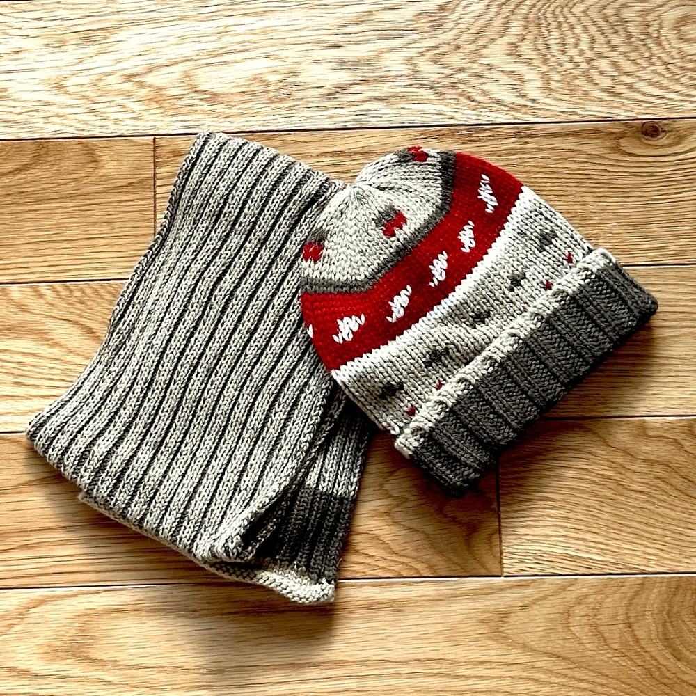 NWT Jean Bourget hat/scarf set
